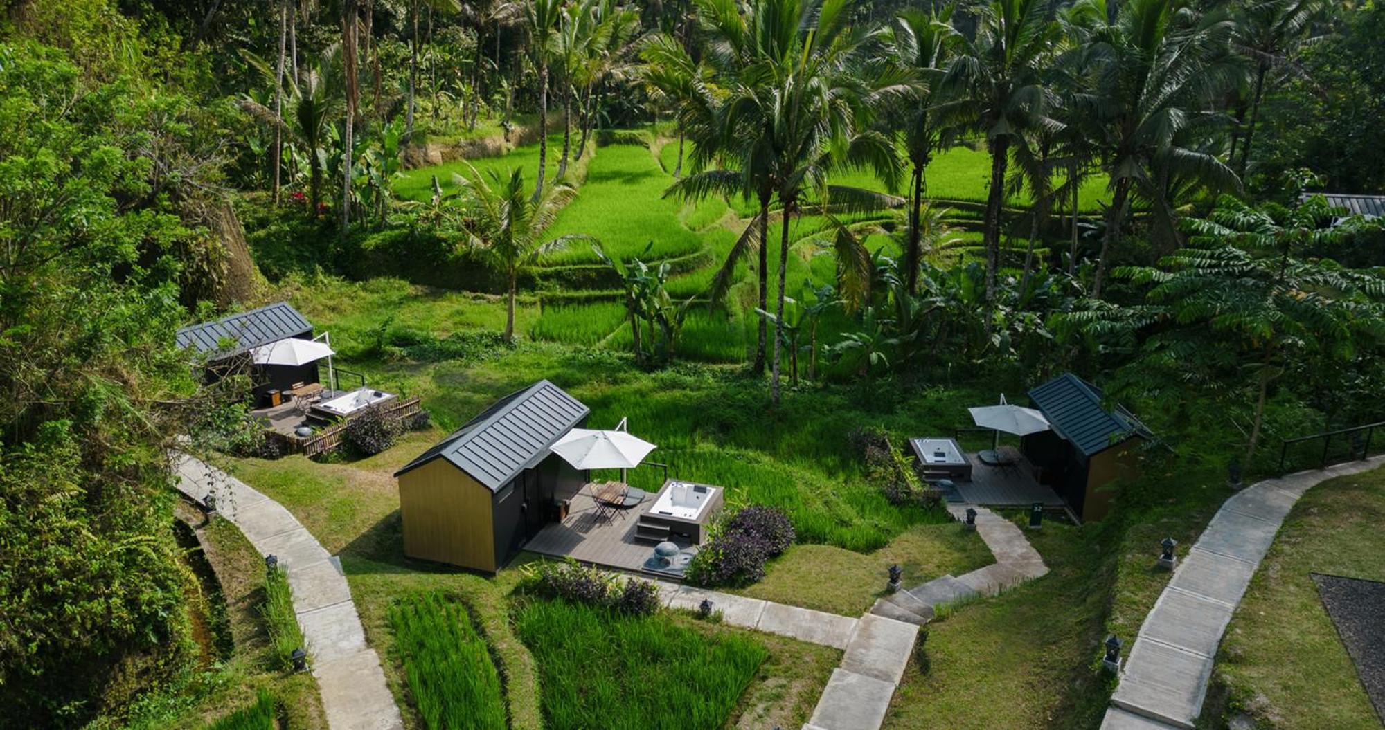 Bobocabin Ubud, Bali Buitenkant foto
