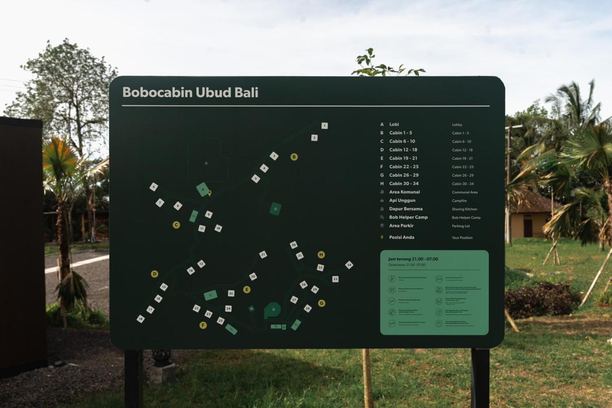 Bobocabin Ubud, Bali Buitenkant foto